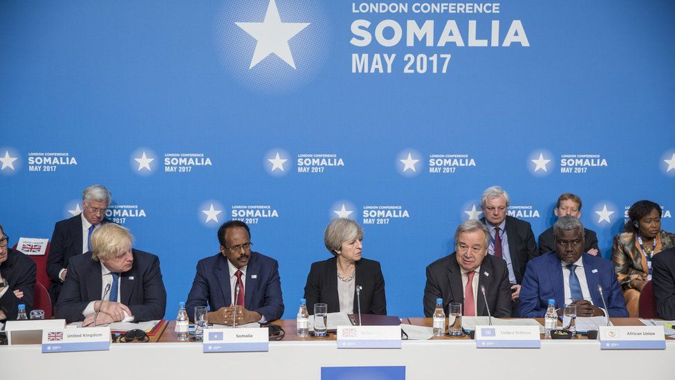 Somalia Conference at Lancaster House in central London on 11 May 2017