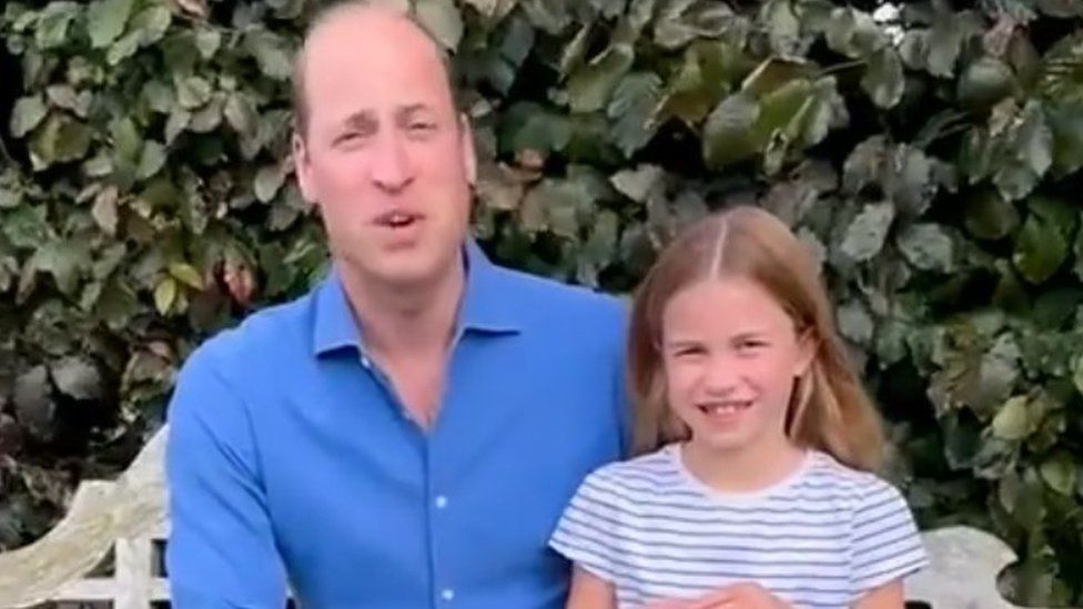 Prince William and Princess Charlotte