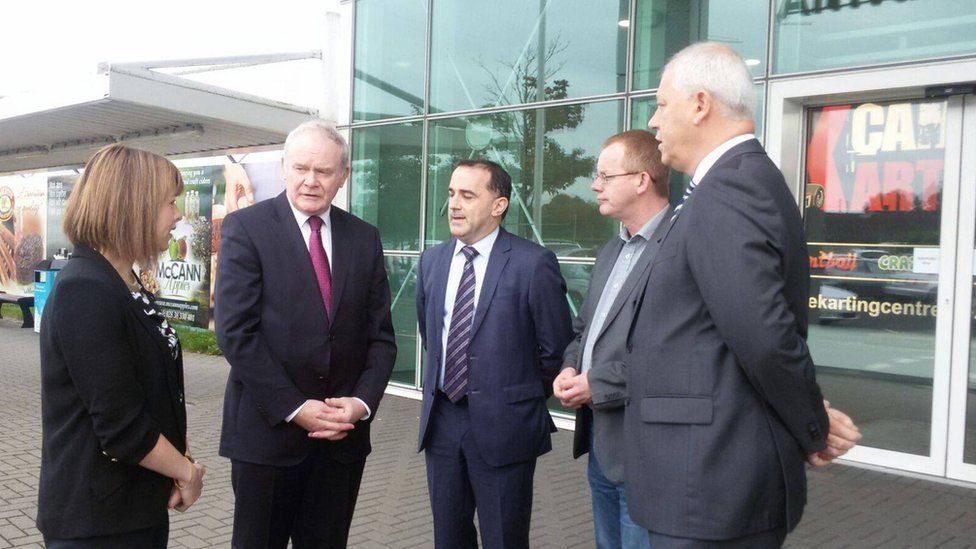 Mr McGuinness met council and airport officials on Monday