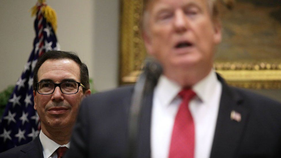 Steven Mnuchin says the treasury department is reviewing the tax request