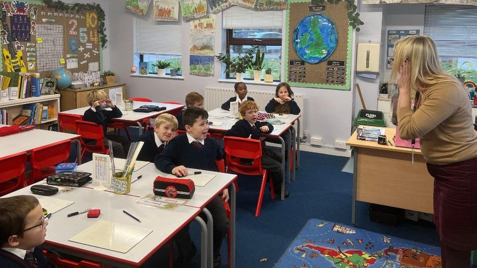 A classroom at St Nicholas School in Harlow