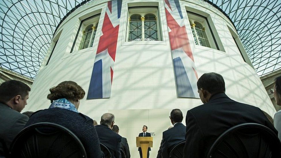 David Cameron at British Museum