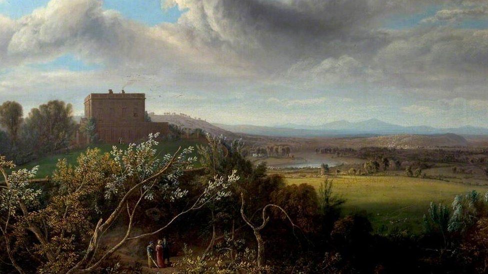 Nottingham Castle in Georgian times