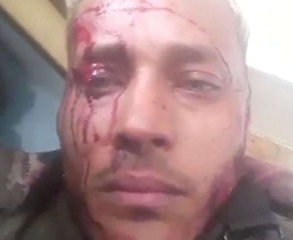 Venezuelan police officer and helicopter pilot, Oscar Perez, in a video obtained on social media, 15 January 2018