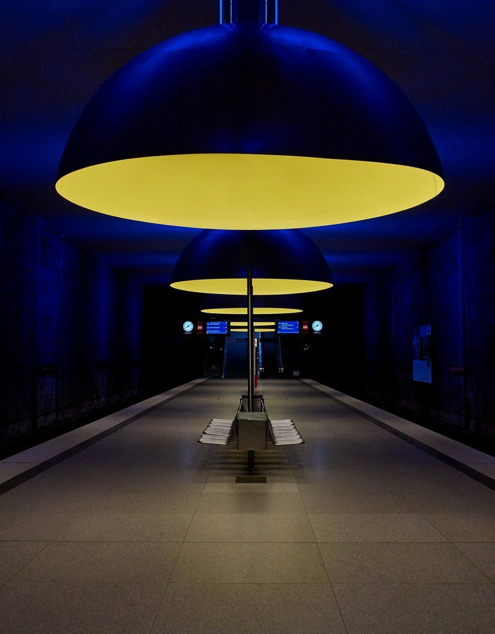 An underground station