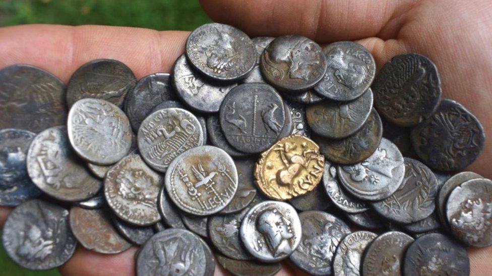 Some coins from a Suffolk hoard