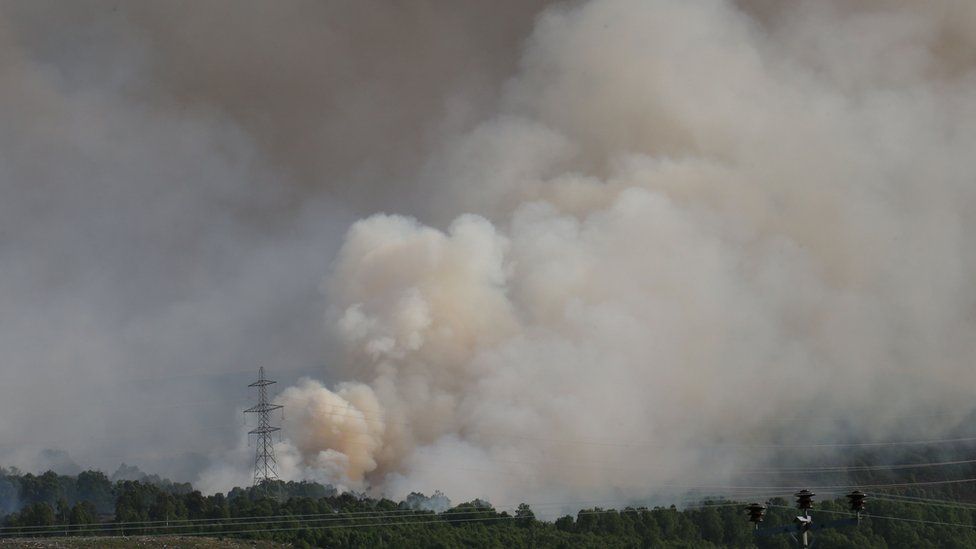 Wildfire near Cannich