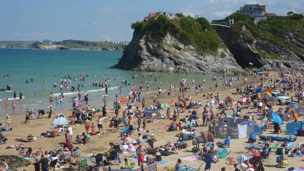 Why do people go to Newquay?