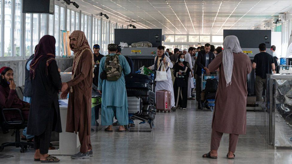 Photograph of the Kabul airport