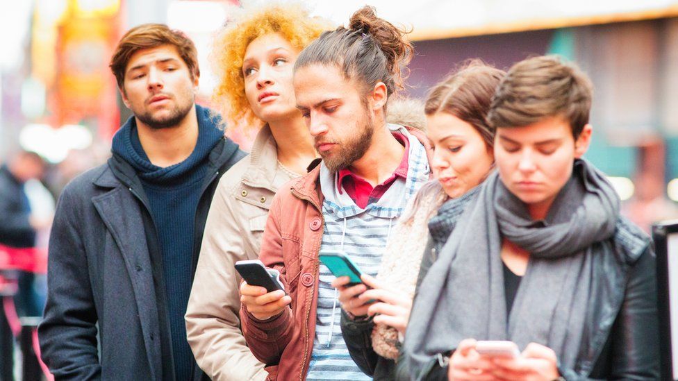 Prospective tenants queue outside to see house