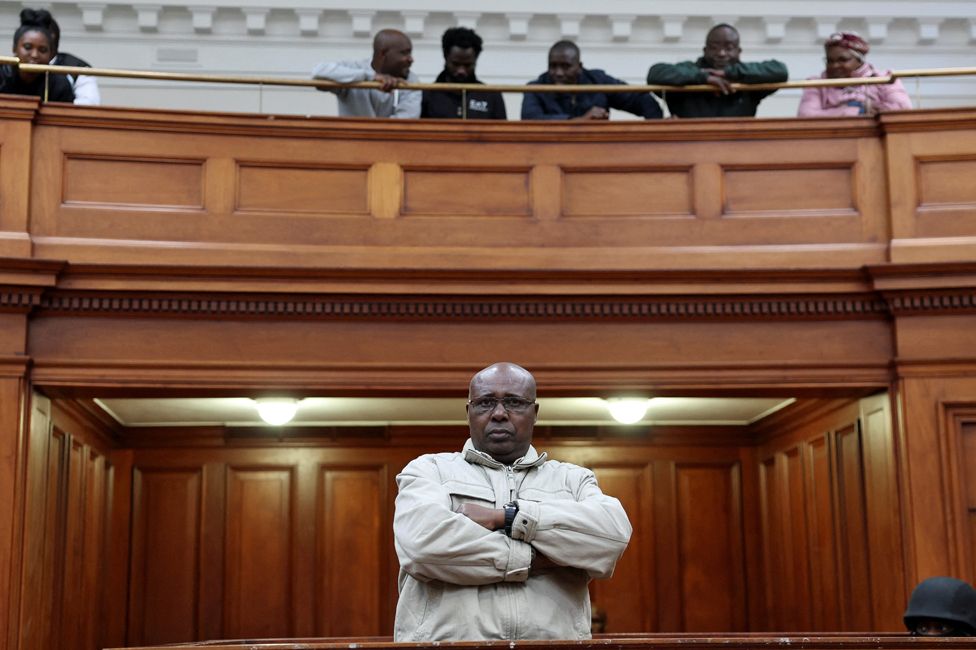 Rwandan genocide suspect Fulgence Kayishema appears in the Western Cape High Court in Cape Town, South Africa - Tuesday 15 August 2023