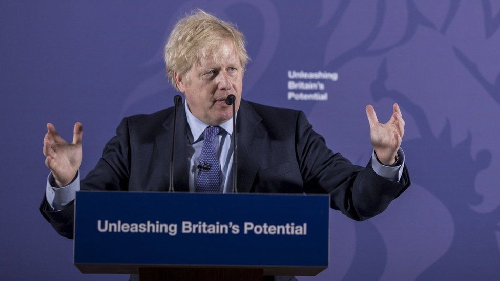Boris Johnson sets out the UK's negotiating position