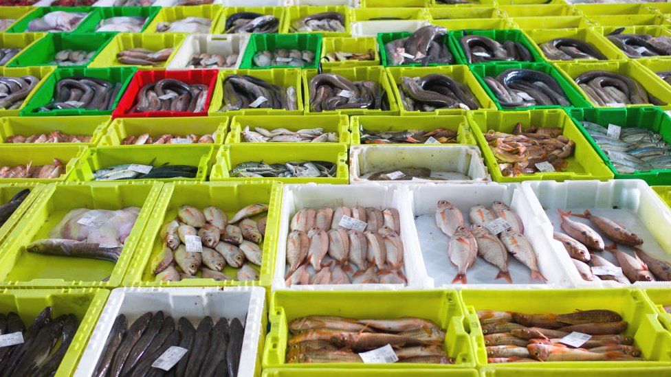 Продаются свежие морепродукты, Испания