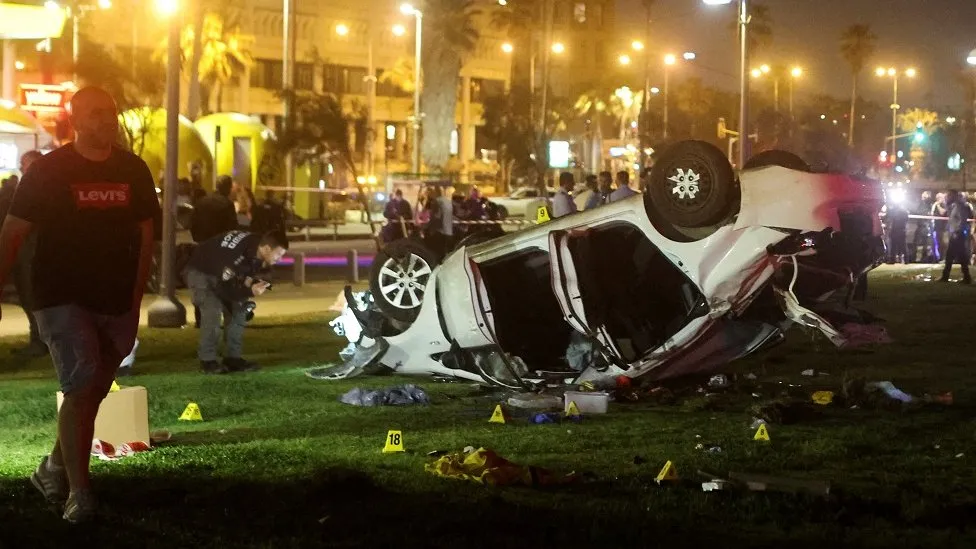 Tel Aviv: One tourist killed and seven wounded in car-ramming attack