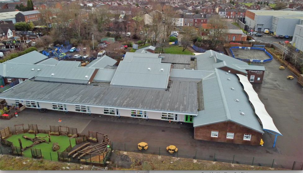 Russell Scott Primary in Denton, Greater Manchester