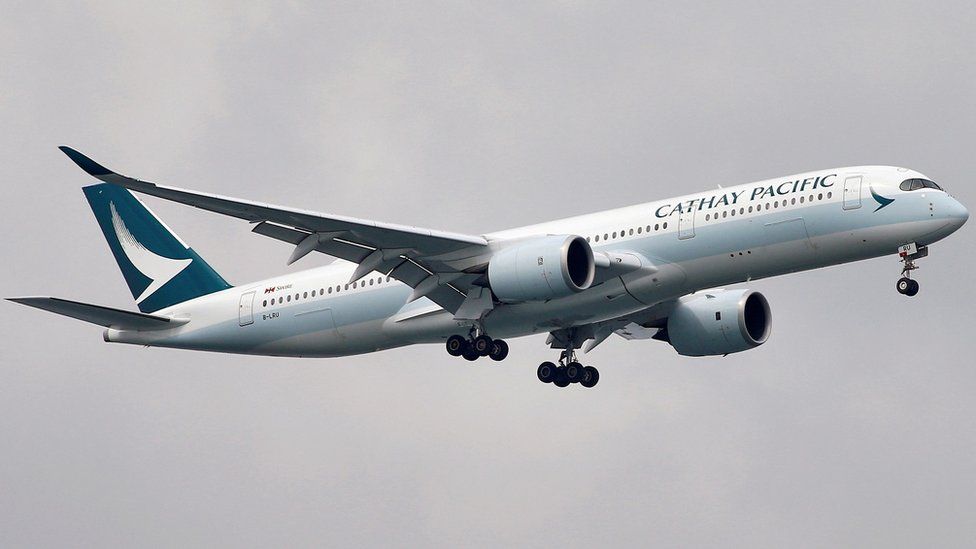 Generic image of a Cathay Pacific plane