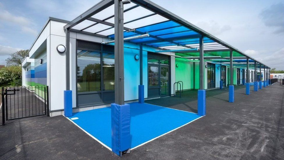 Firehit Ravensdale School reopens following £6.9m rebuild BBC News