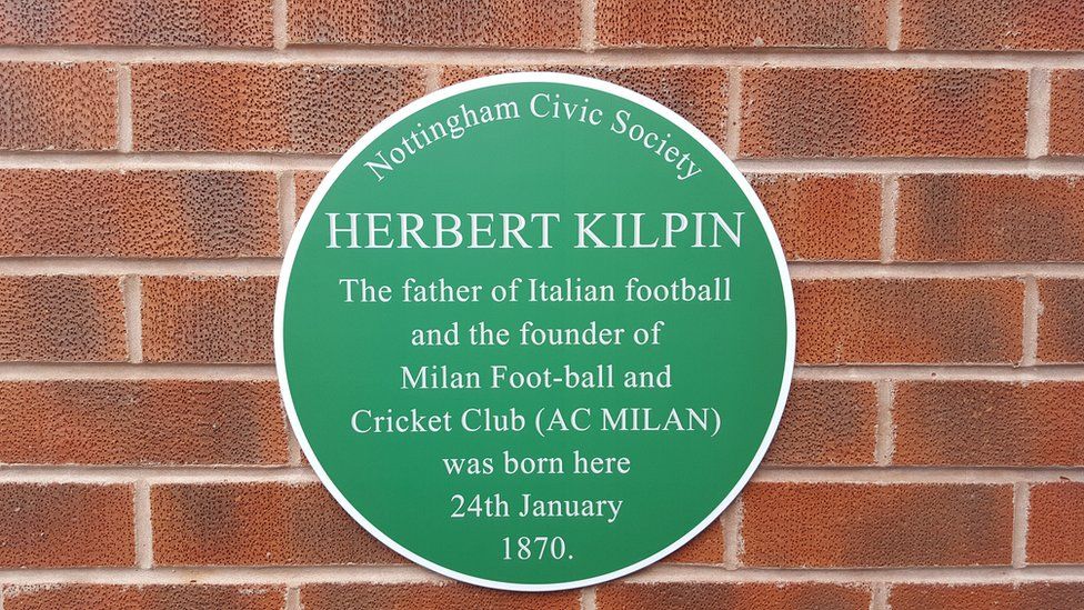 Plaque to remember AC Milan founder Herbert Kilpin