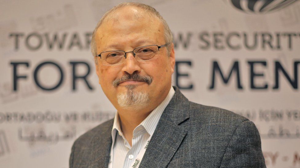 Saudi journalist Jamal Khashoggi in Istanbul, Turkey, 6 May 2018