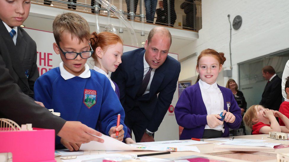 Prince William at the Great Exhibition of the North