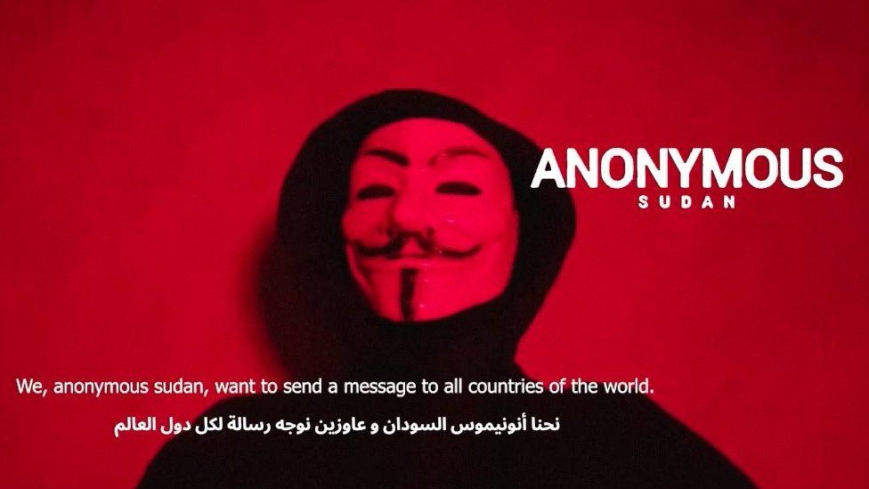 Скриншот видео Anonymous Sudan