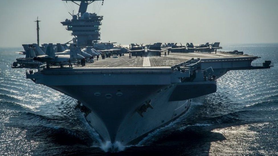 The US aircraft carrier USS Carl Vinson. File photo