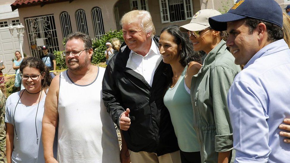 Trump in Puerto Rico