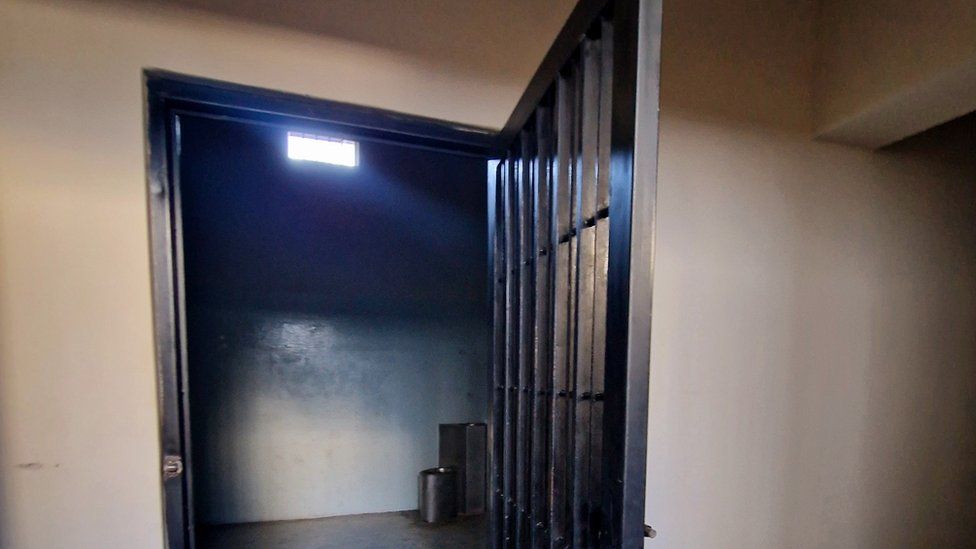 One of the cells in La Departamental detention centre