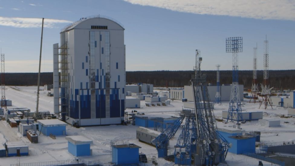 Vostochny launch pad from the air