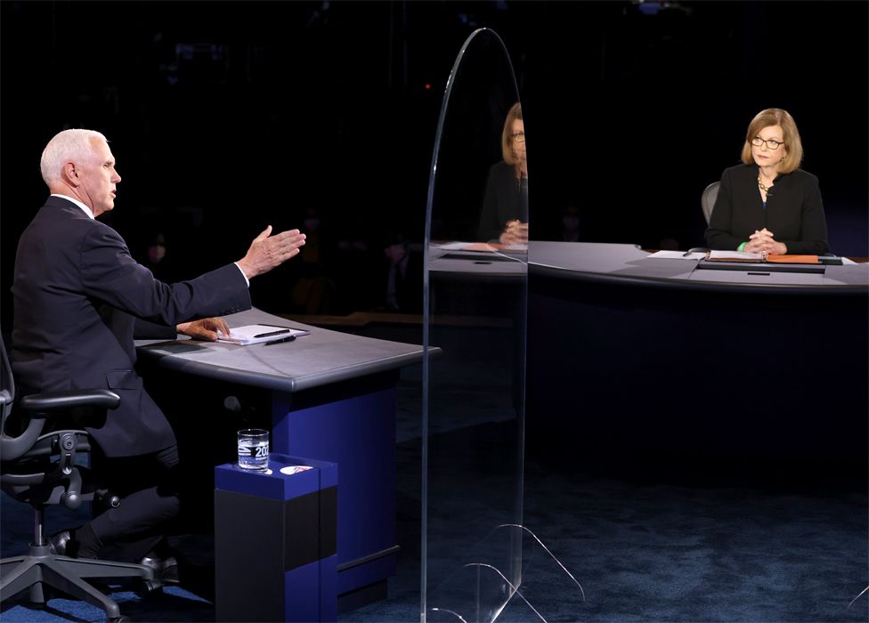 Mike Pence debates Kamala Harris