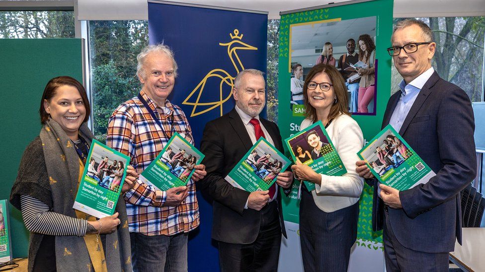 Volunteers and staff mark the opening of Samaritans' hub