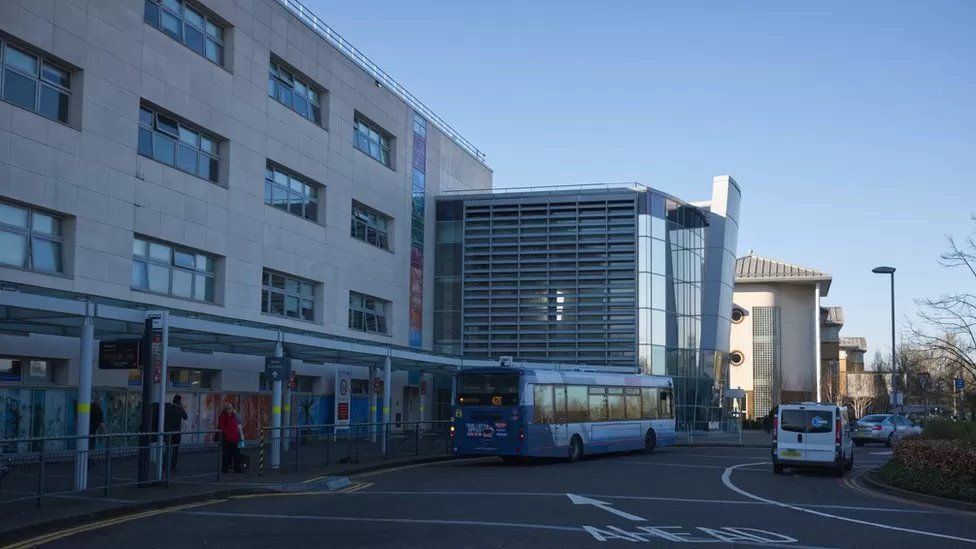 Front of Broomfield Hospital which has also been rated 'inadequate'