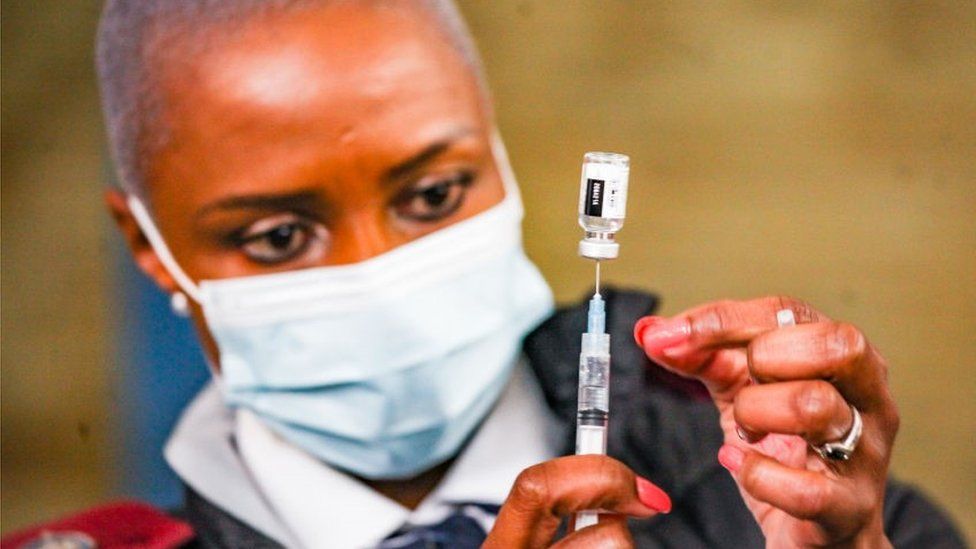 Rabasotho Community Hall vaccination site on June 23, 2021 in Tembisa, South Africa