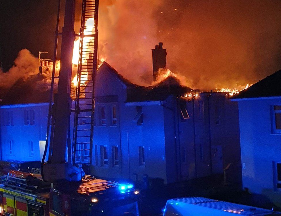 Fire on Belmont Road, Paisley