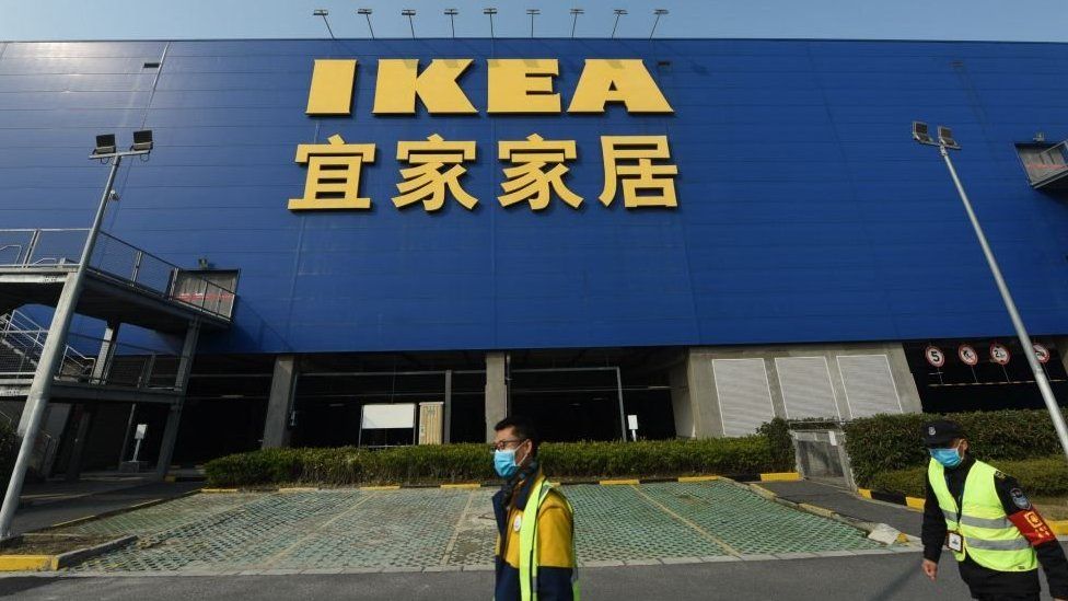IKEA shopfront in Hangzhou, China