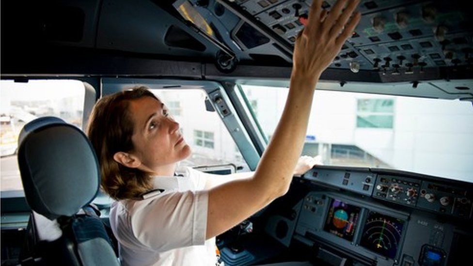 Woman pilot