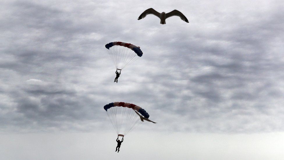 RAF Falcons parachute team