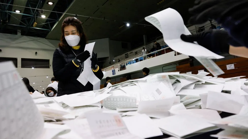 韩国反对党即将赢得选举