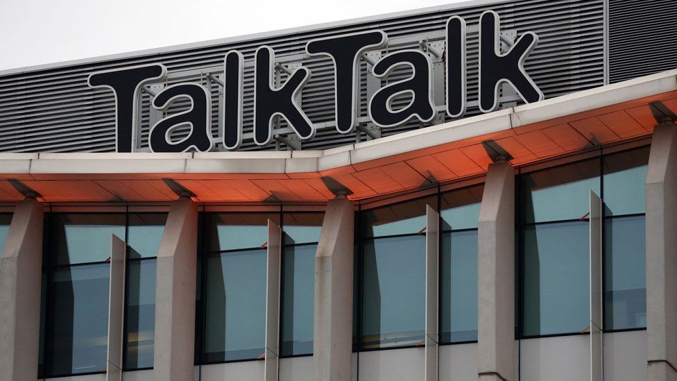 The headquarters for the Talk Talk telecommunications company are pictured on October 23, 2015 in London
