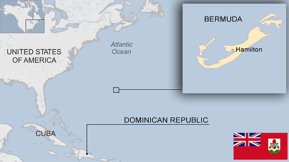 Bermuda Location On World Map