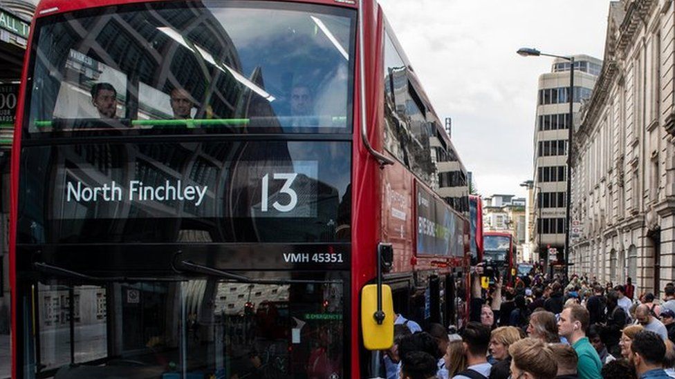 Bus service number 13 in London