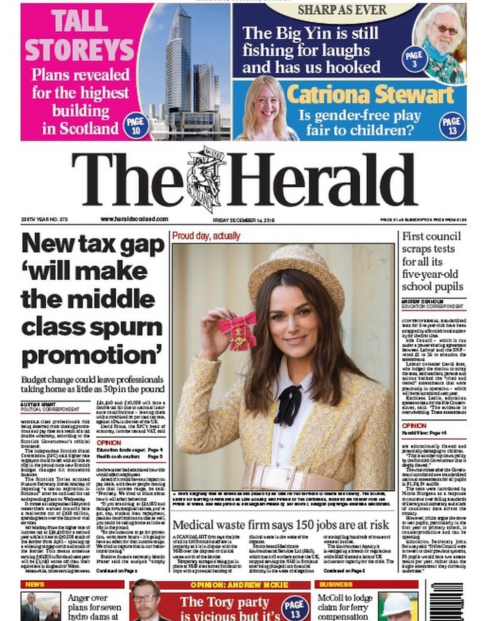 Scotland's papers: Scottish council tax bills 'set to soar' - BBC News