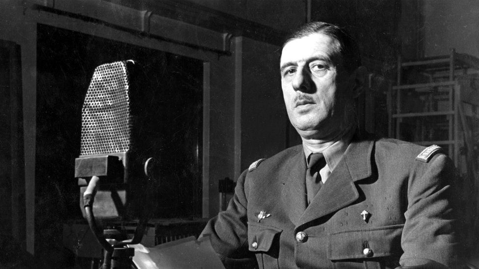 De Gaulle at the BBC in 1941