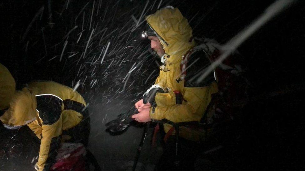 Cairngorm MRT on a previous rescue this winter