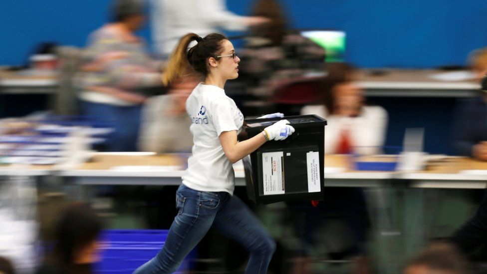 Woman running at Sunderland count
