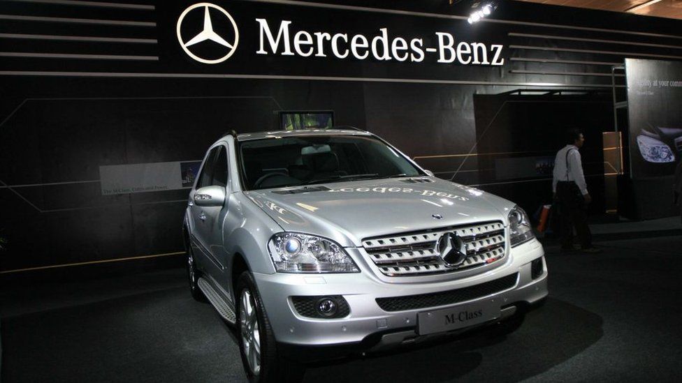 The Mercedes-Benz M-Class launch in India in 2008.