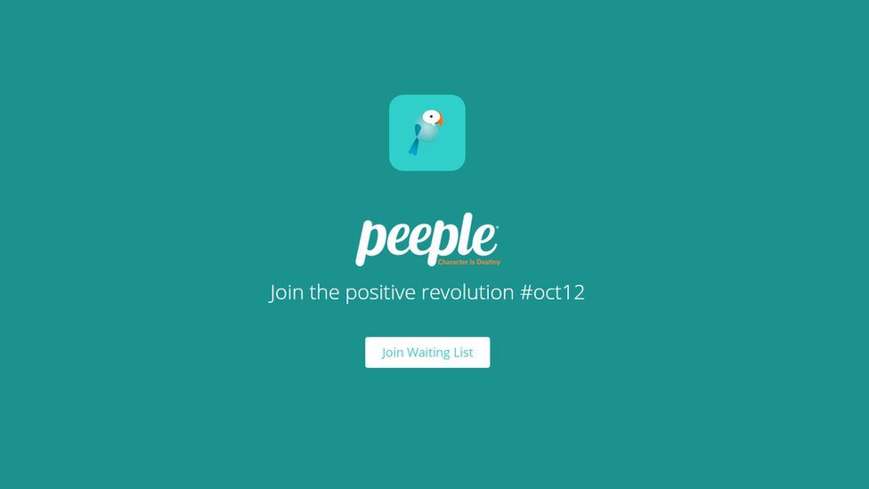 The Peeple website is inaccessible for many, though some have loaded a sparse landing page