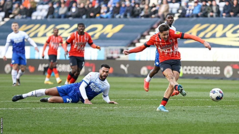 Wigan Athletic 0-2 Luton Town: Cornick and Adebayo on target against ...