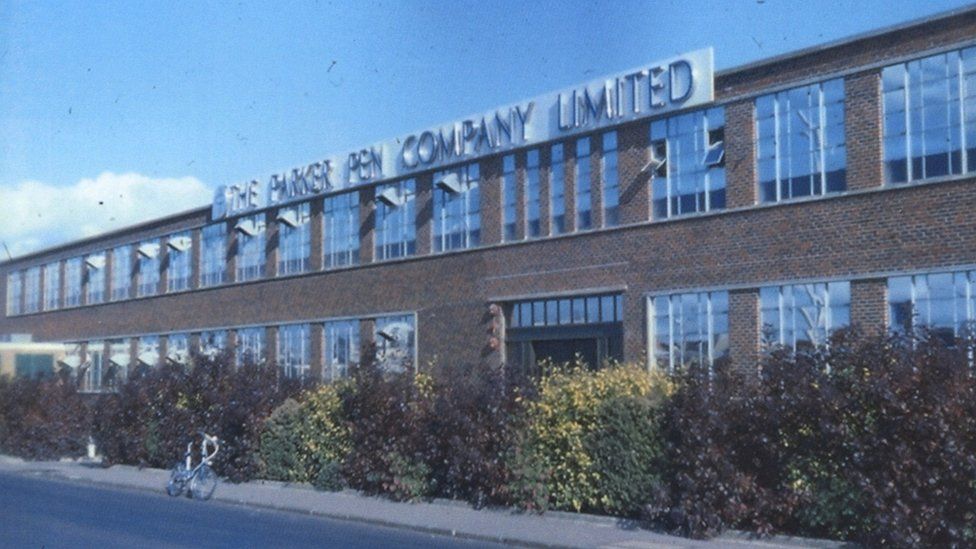 The Parker Pen factory in 1980
