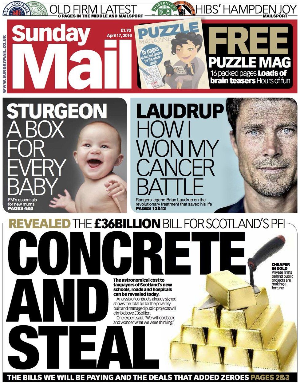 Scottish papers PFI legacy and green power targets BBC News